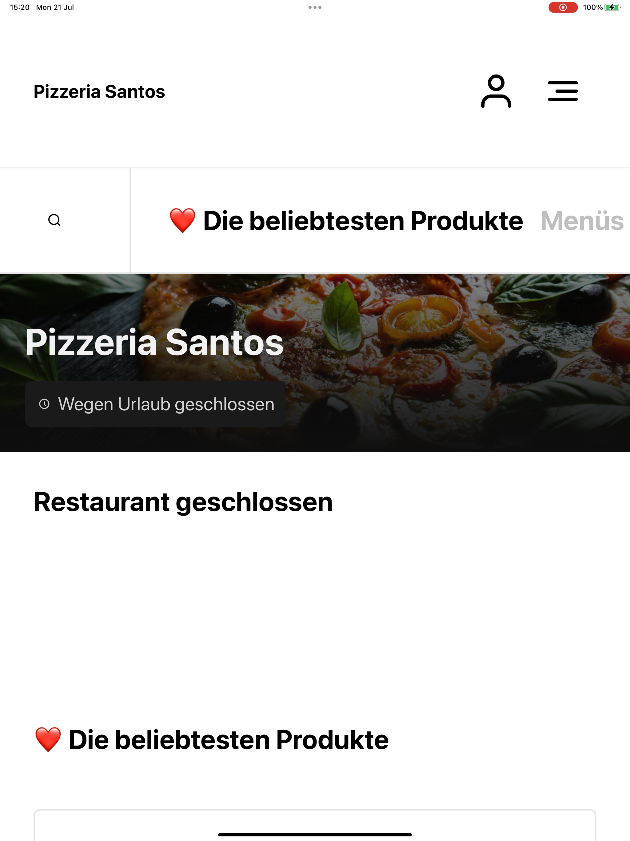 Pizzeria Santos screenshot 7