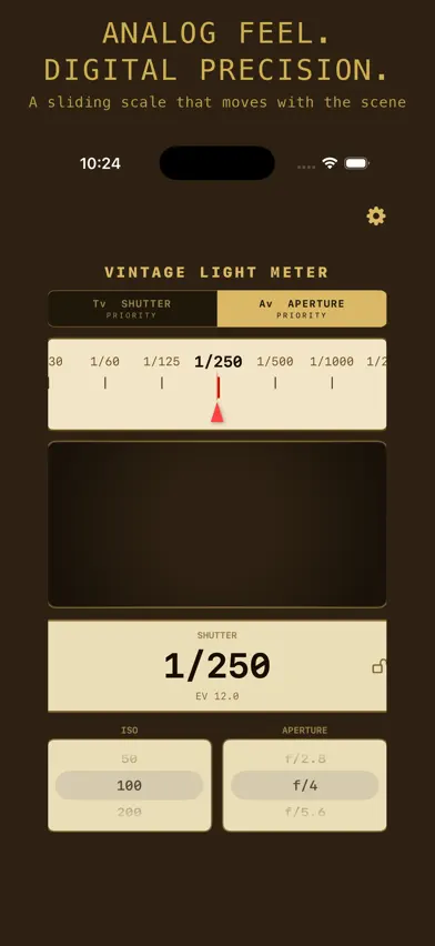 Vintage Light Meter screenshot 2