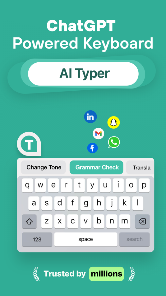 #1. Orki: AI Keyboard & Writer (iOS) 由: Prodigy AI