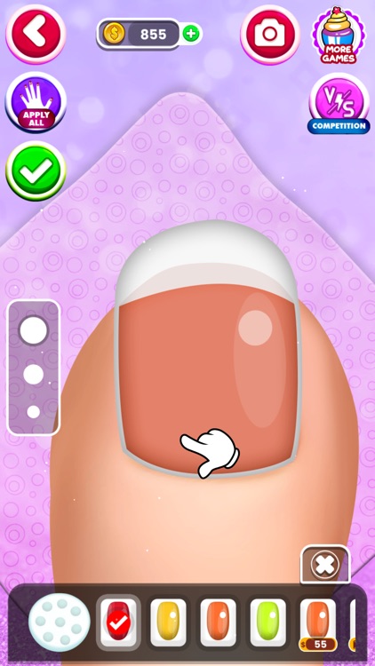 Nail Salon - nail polish games screenshot-7
