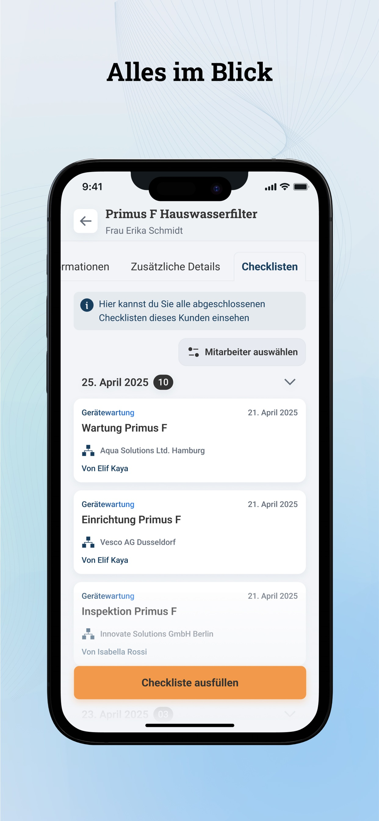 CheckWerk Digitale Checklisten