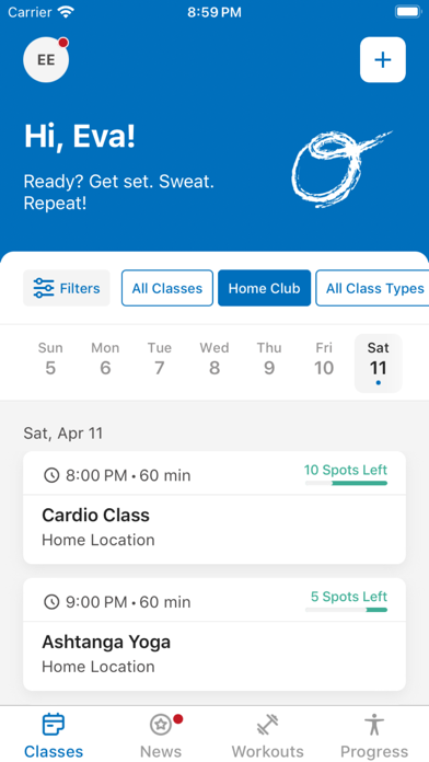 DEPOT Aerobic & Fitness Studio Screenshot