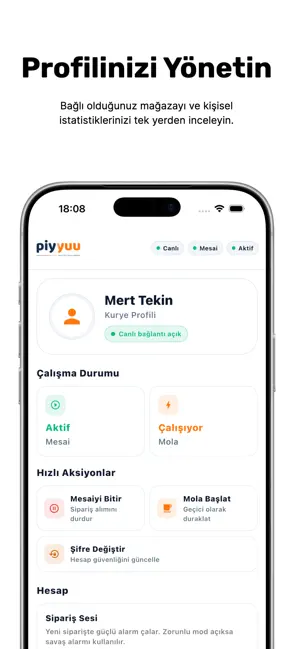 Piyyuu Kurye screenshot 3