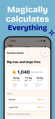 CalPad - Calorie Tracker Screenshot 2 of 4