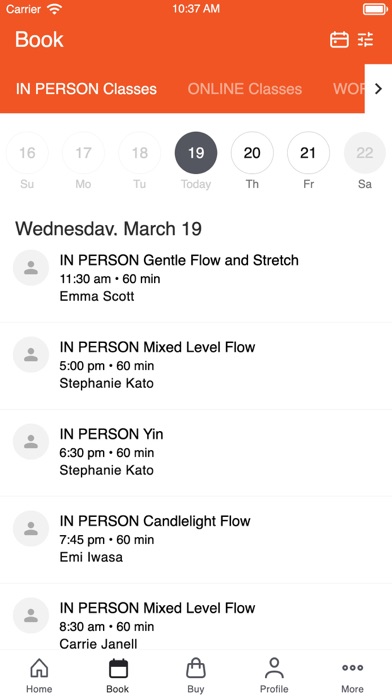 Yoga Vibe iPhone screenshot 2 - Health & Fitness app