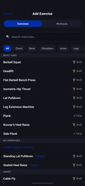Heft: Workout Tracker screenshot 4