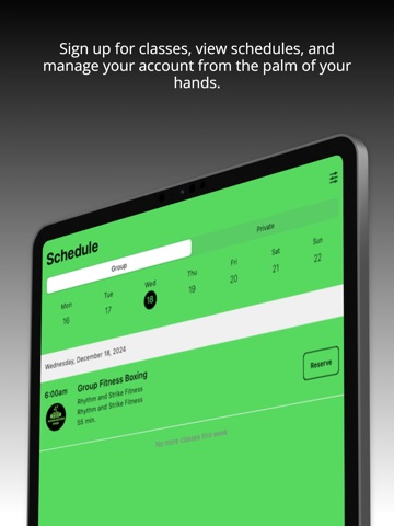 Rhythm and Strike Fitness iPad screenshot