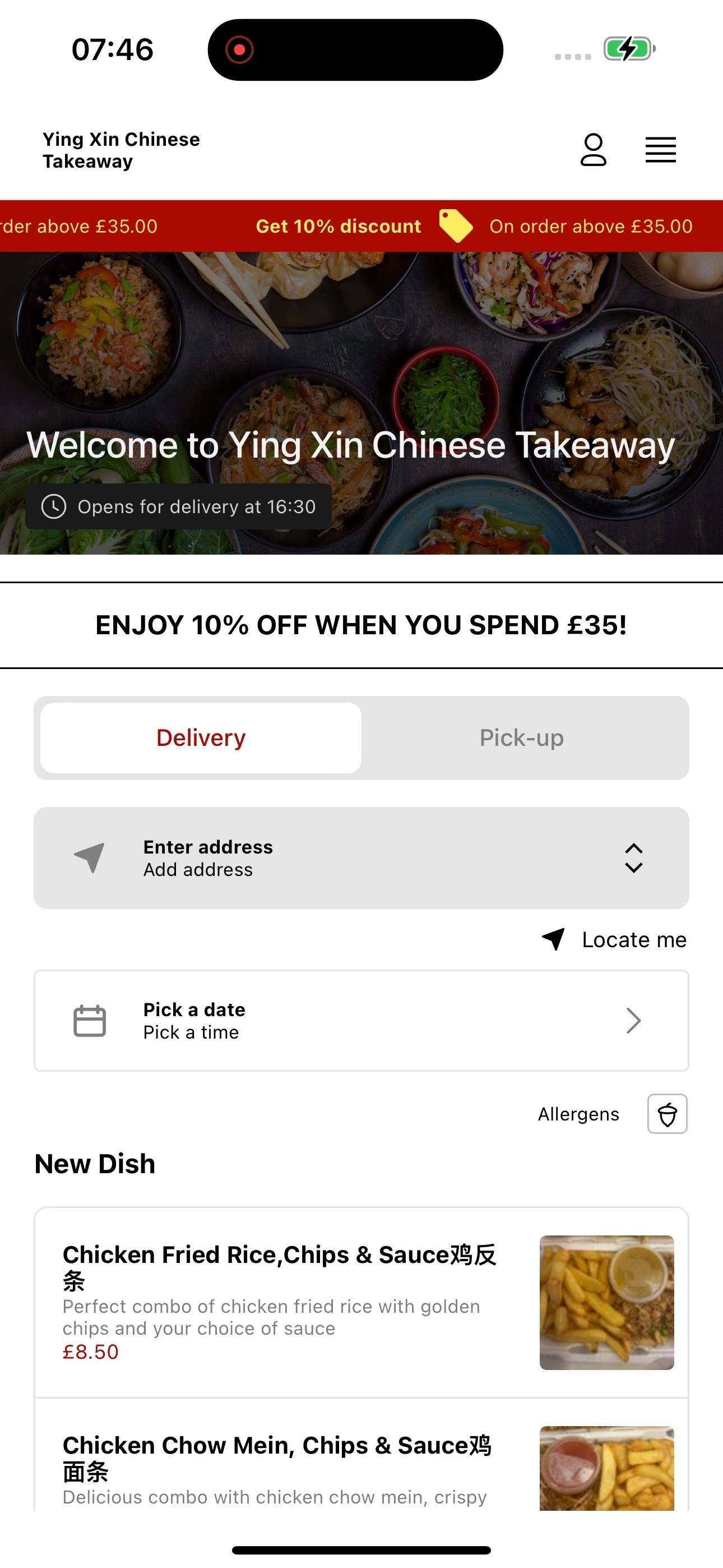 Screenshot 5 of Ying Xin Chinese Takeaway