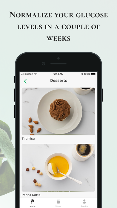 Smart Sugar Menu Screenshot