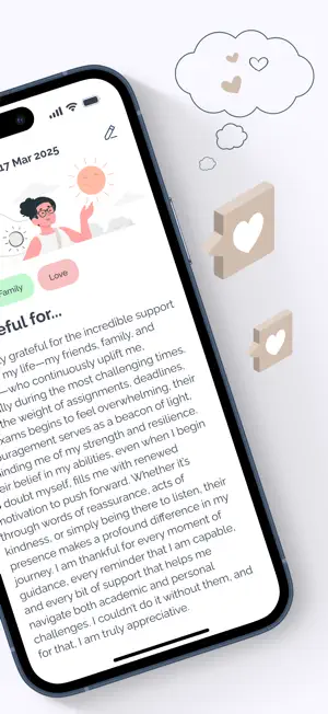 GratefulMe: Daily Journal, CBT screenshot 3