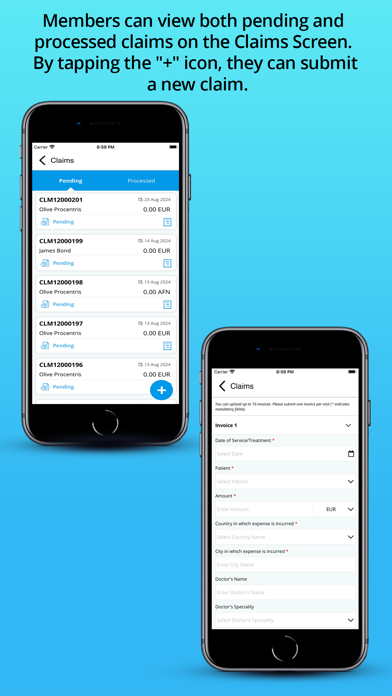 Cosmos Insurance Screenshot