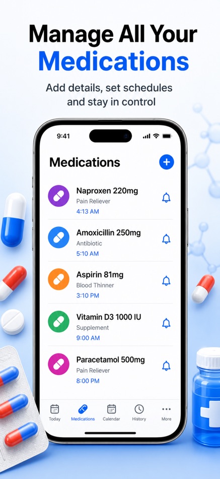 #2. Pill Reminder Vitamin Tracker (iOS) Von: Farouk Nasser