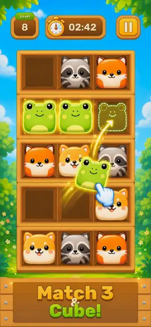 Sort Master 3D: Animal Match 3 screenshot 1