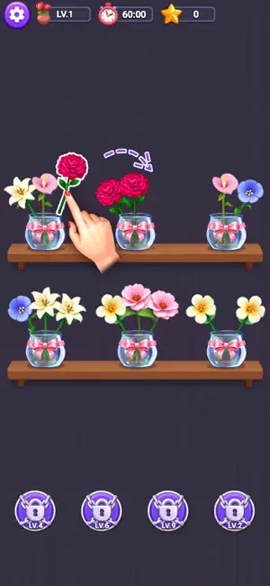 Flower Merge - Blossom Match screenshot 1