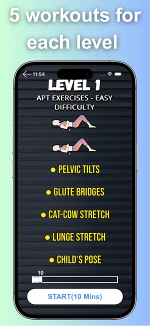 Anterior Pelvic Tilt Exercise screenshot 4
