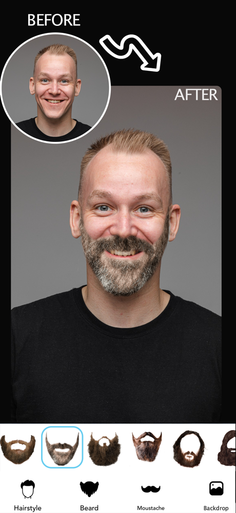 发型改头换面应用程序 screenshot 2