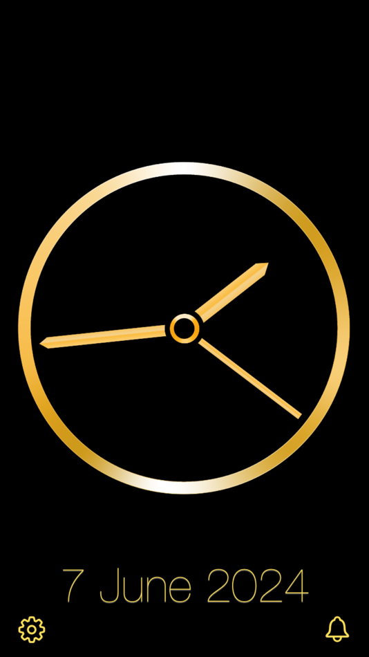 #4. Gold Luxury Clock (iOS) 由: Nitrio