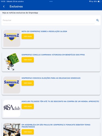 SinproApp iPad screenshot 3
