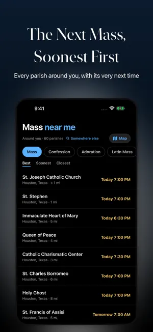 Find Mass Times screenshot 2