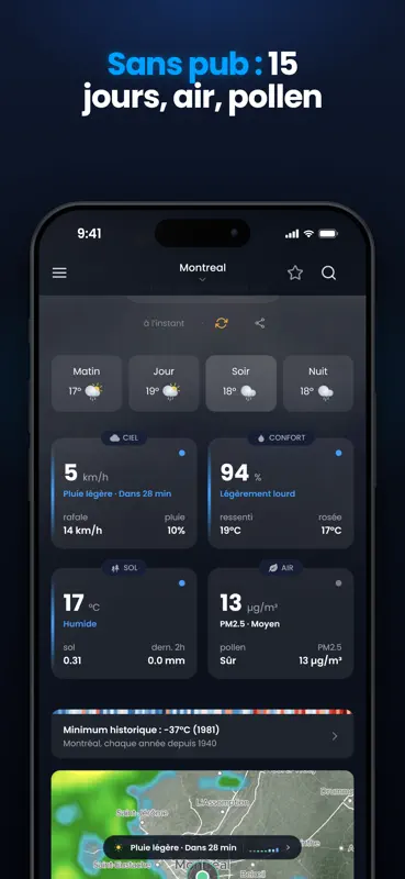 WeatherX : Radar Météo IA screenshot 5 of 9