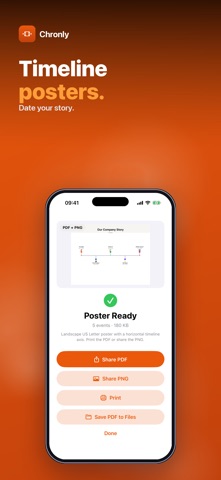 Chronly: Timeline Maker Screenshot 1 of 3
