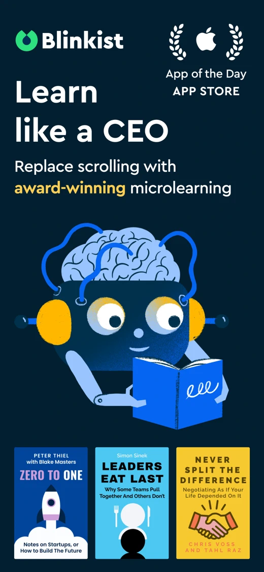 Blinkist: Book Summaries Daily screenshot 1