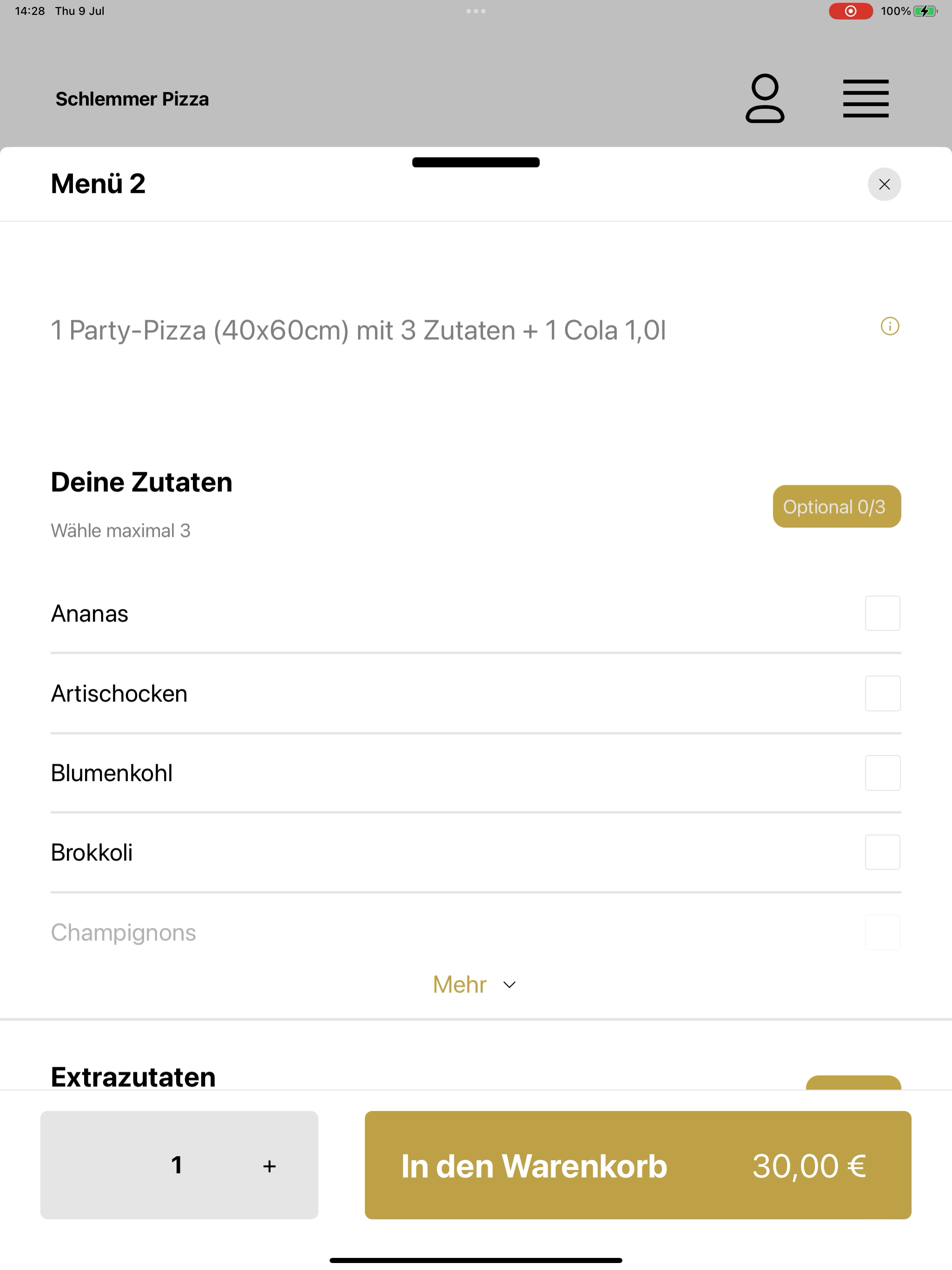 Schlemmer Pizza Schorndorf screenshot 16