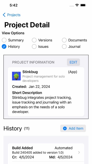 App screenshot