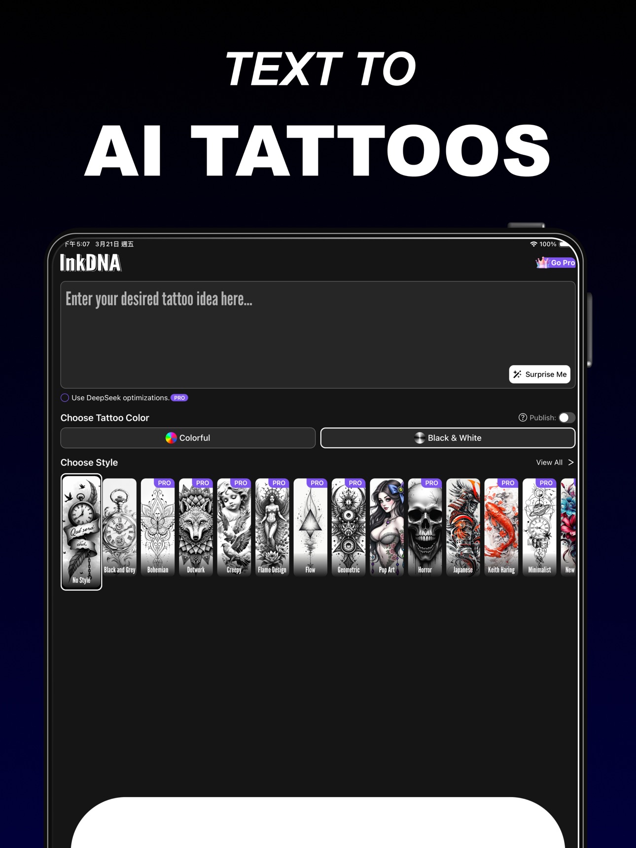 InkDNA - AI Tattoo Generator screenshot 4