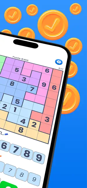 Sudoku Shapes - puzzling.com screenshot 2