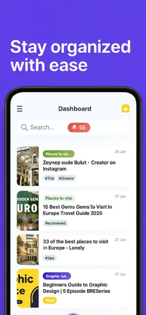 Notic - Bookmark organizer screenshot 3