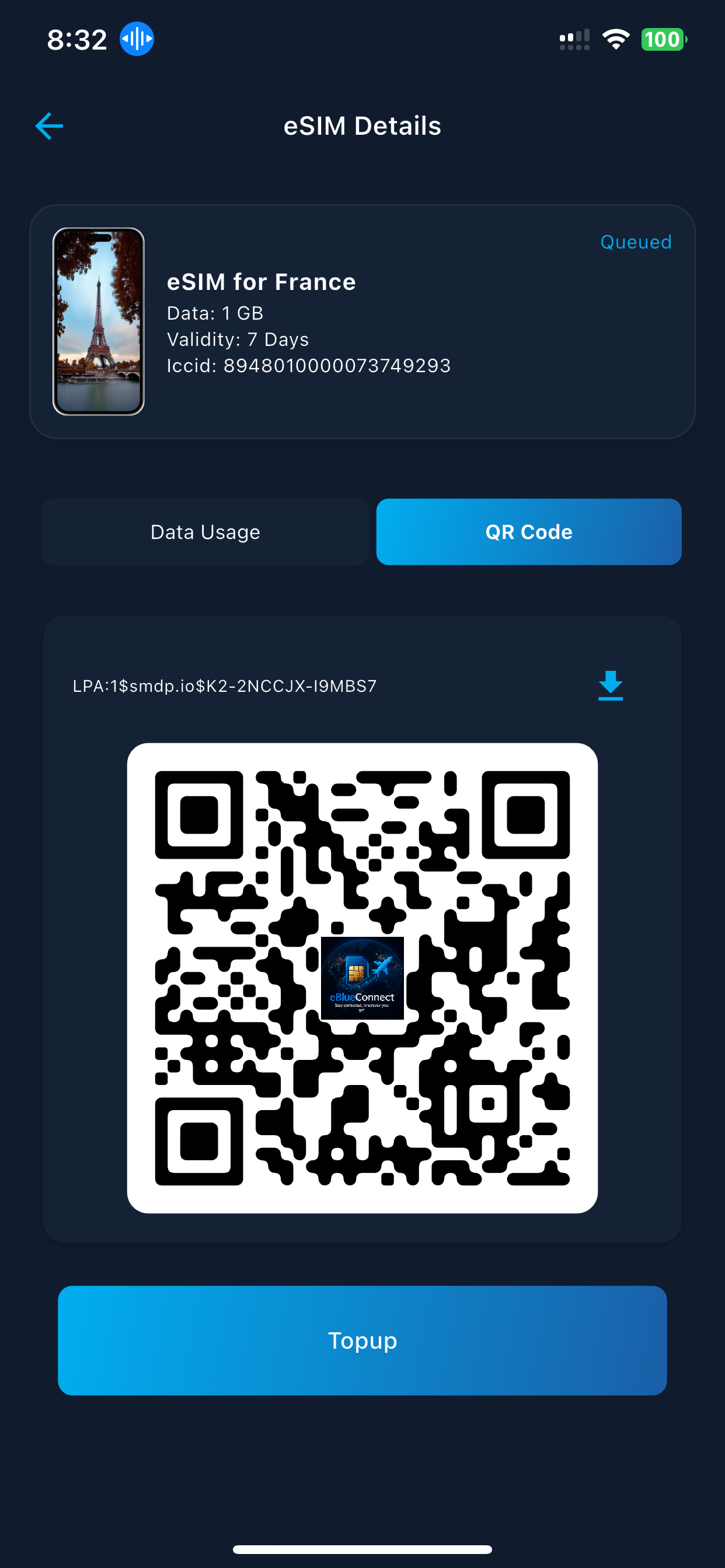 eBlueConnect: eSIM & Flexipass