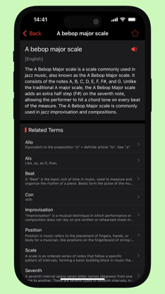 Music Dictionary - Music Terms screenshot 2