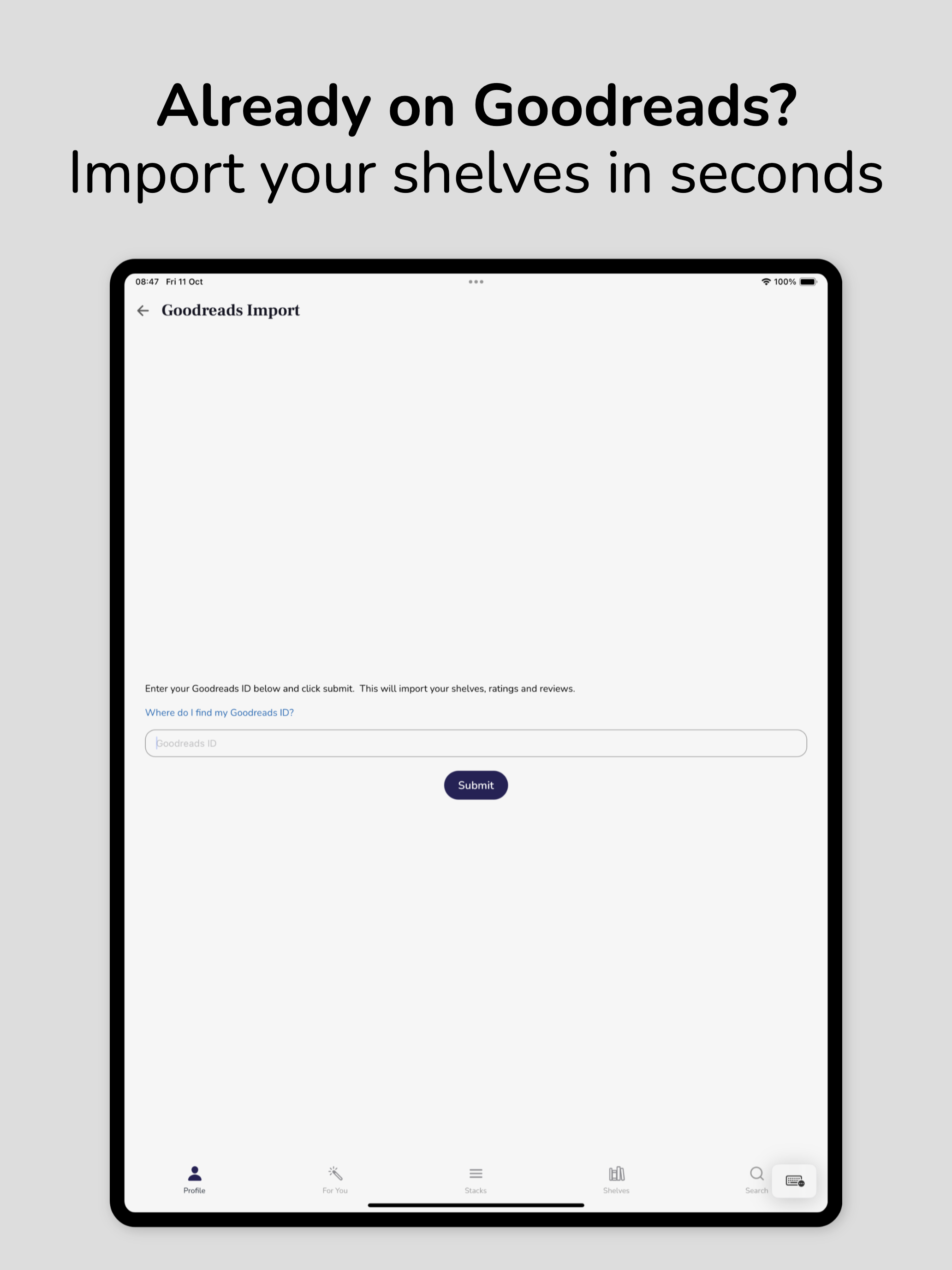 Bookist: Book Tracker & Recs screenshot 13