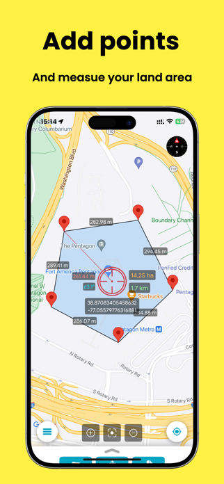 Fields Area Measure Map Screenshot 1 of 6