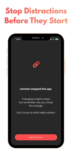 Unchain: Focus App Blocker screenshot 3
