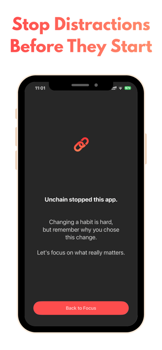 Unchain: Focus App Blocker Screenshot 3 of 6