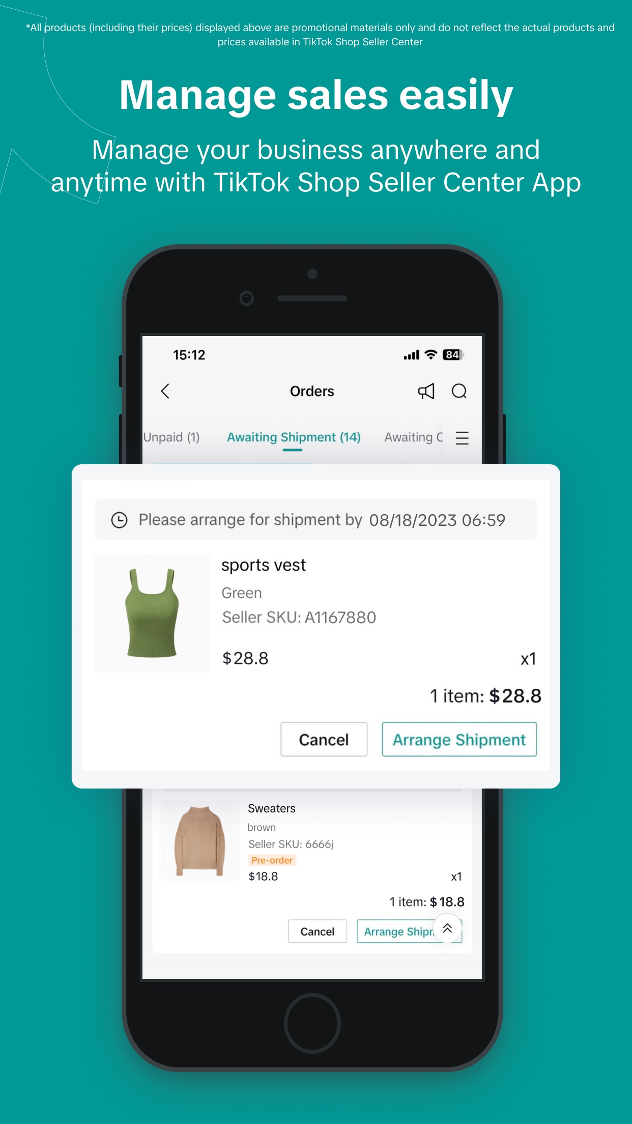 TikTok Shop Seller Center screenshot 1