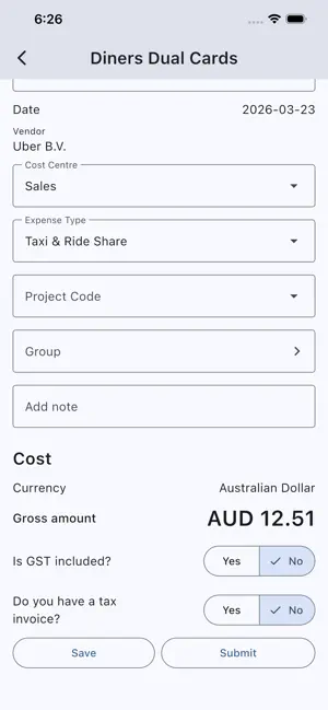 Zeno Expense screenshot 3