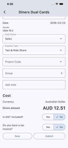 Zeno Expense iPhone screenshot 3