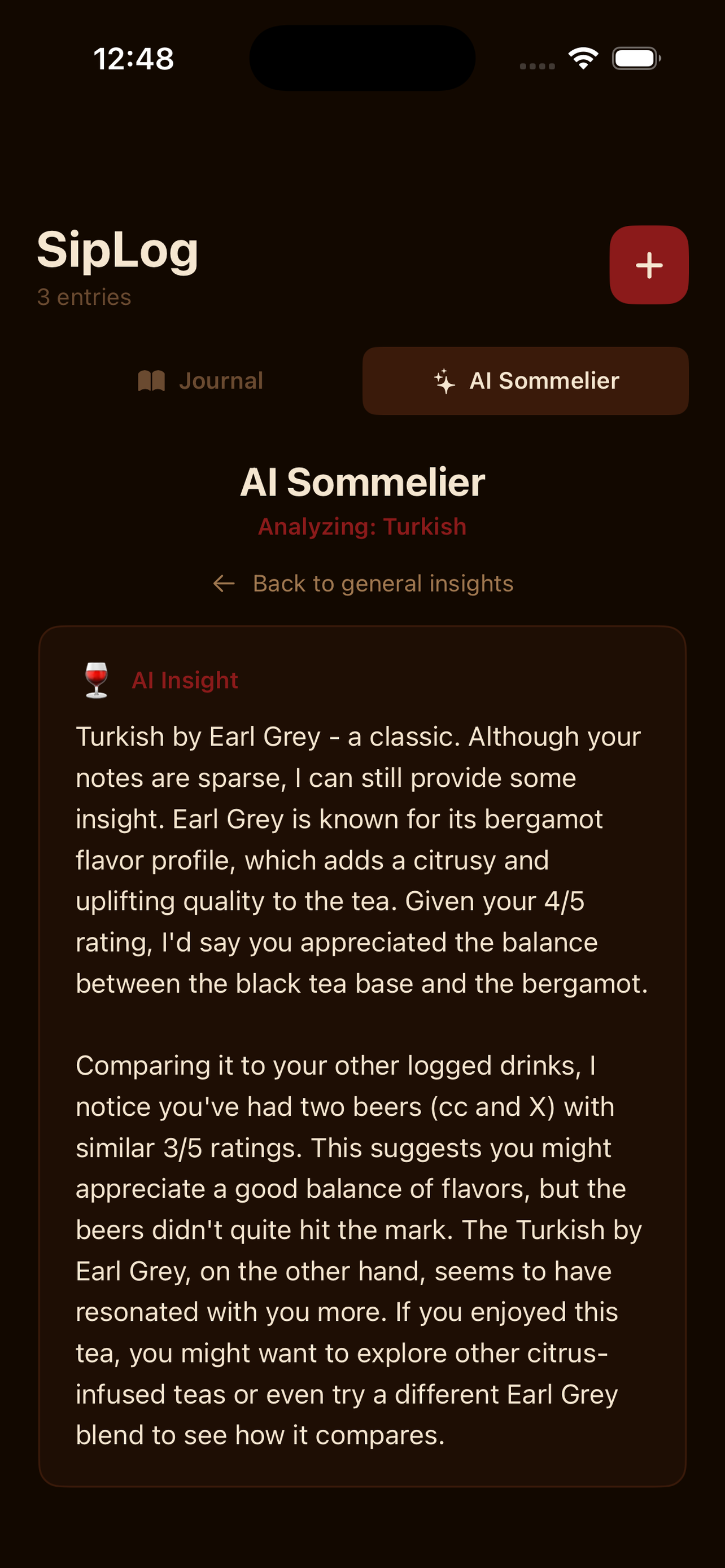 Sip Log: Drink Tasting Journal screenshot 4