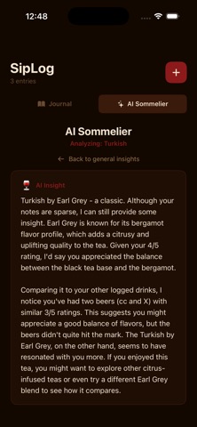 Sip Log: Drink Tasting Journal screenshot