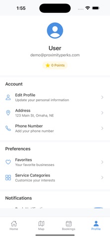 ProximityPerks iPhone screenshot