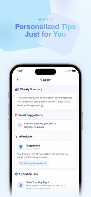 Water Reminder - AI Hydration screenshot 4