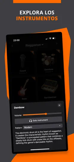 Captura de pantalla de Reggaeton Ritmos - BeatLab en iPhone 3