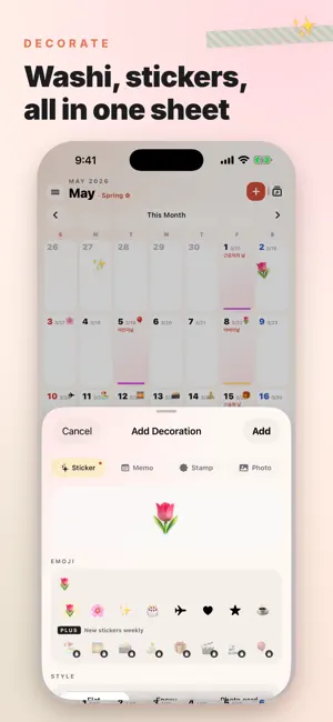Calkku: Diary Decoration screenshot 2