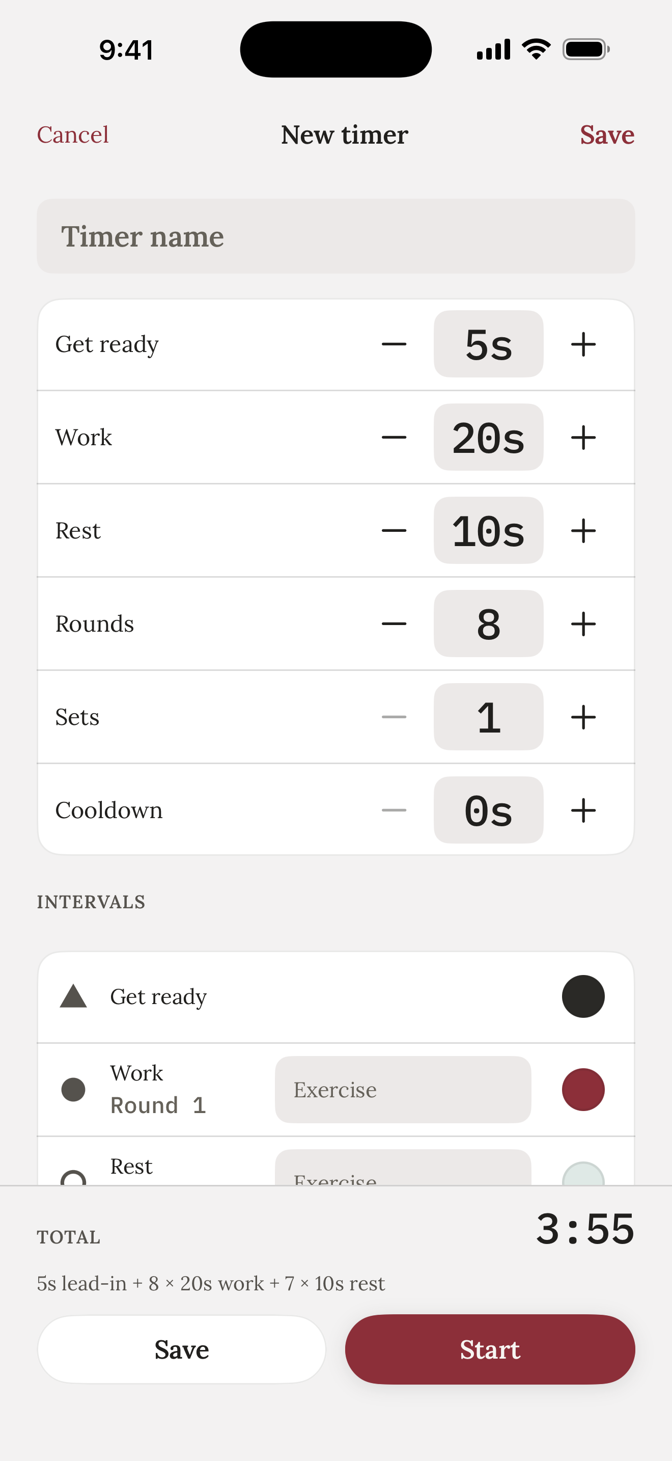 Rondo: Workout Interval Timer screenshot 4