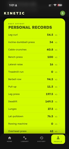 Kinetic Workout screenshot