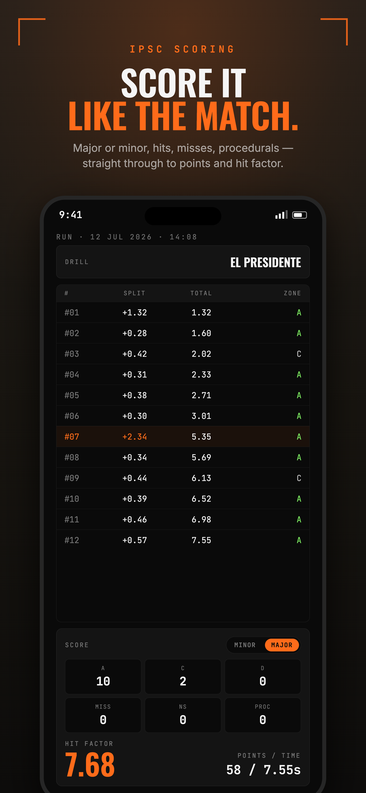 IPSC Shot Timer screenshot 3