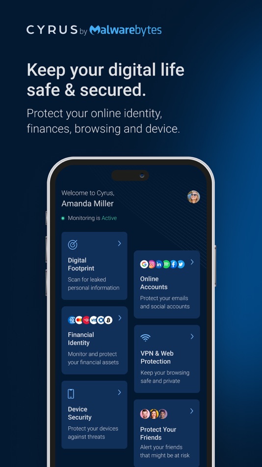 #1. Cyrus Identity by Malwarebytes (iOS) Ved: Malwarebytes